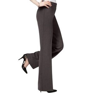 Style & Co Charcoal Grey Mid Rise Wide Leg Pants Size 4L